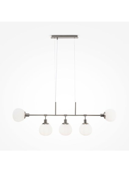 Závěsné svítidlo ERICH, 5xE14, š. 120 cm (Barva Nikl)