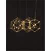 48362 5 zavesne led svitidlo nebula zlaty kov 29w 3000k
