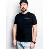 Černé bavlněné tričko MERCH IVANYK DESIGN
