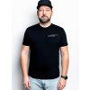 Černé bavlněné tričko MERCH IVANYK DESIGN
