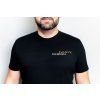 Černé bavlněné tričko MERCH IVANYK DESIGN