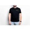 Černé bavlněné tričko MERCH IVANYK DESIGN