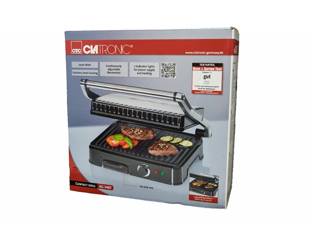 Kontaktní gril panini Clatronic KG 3487