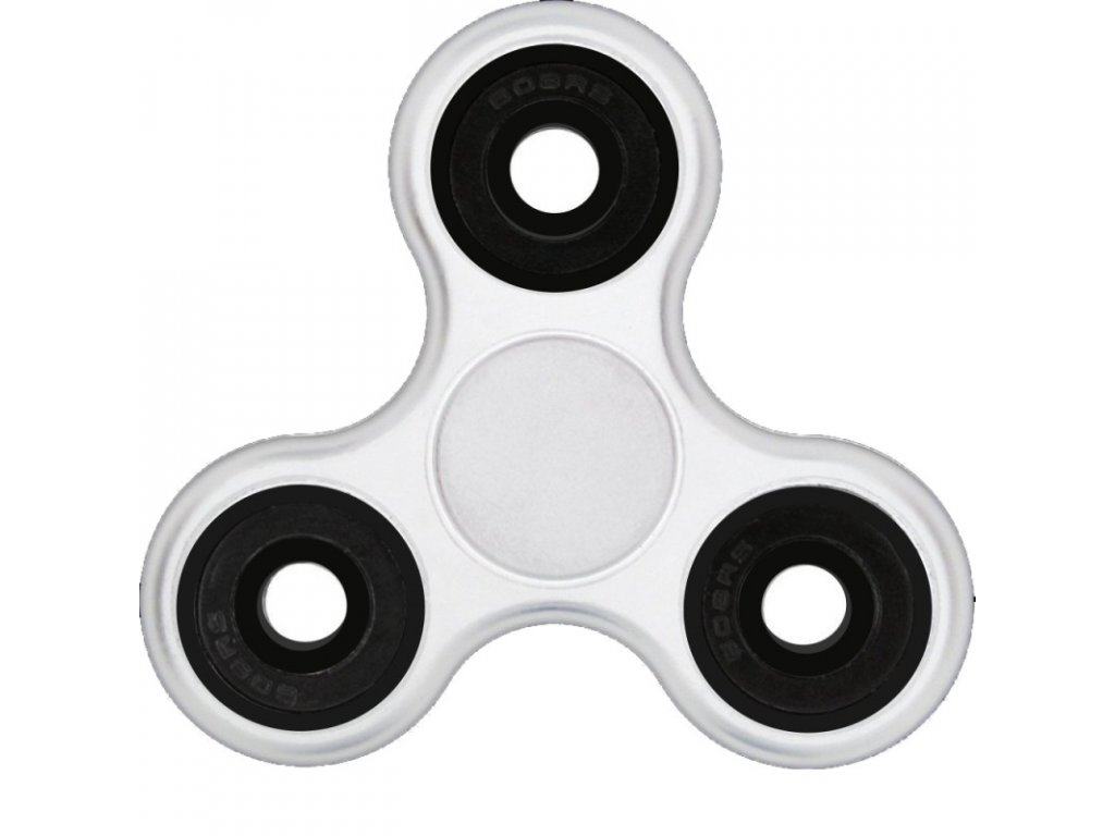 Fidget spinner - antistresová hračka bílá