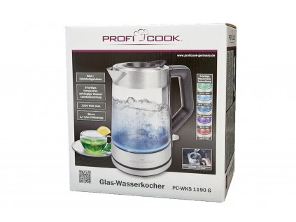Rychlovarná konvice ProfiCook WKS 1190 podsvícená