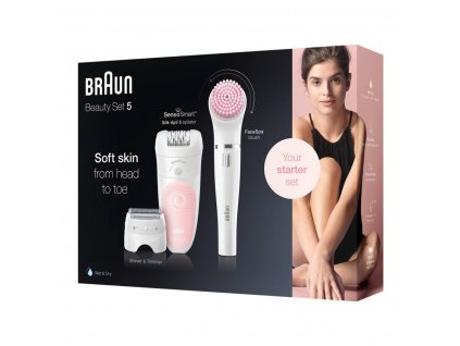 Braun Silk-épil 5 5-875 Beauty Set epilátor + Braun FaceSpa obličejový epilátor