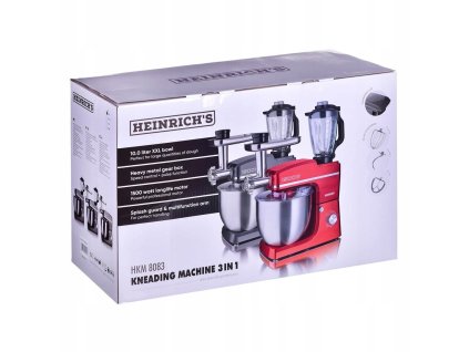 Planetární kuchyňský robot 3v1 HEINRICH'S HKM 8083 1500 W