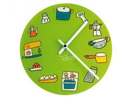 Kuchyňské hodiny San Ignacio zelené