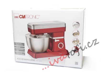 Kuchyňský robot hnětač Clatronic KM 3630 1200 W červený