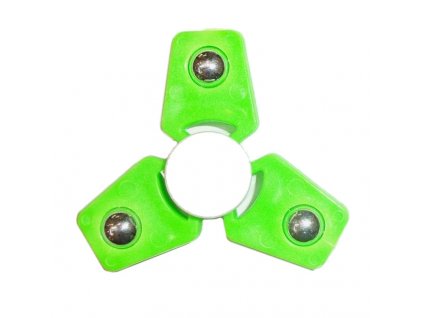 Fidget spinner - antistresová hračka hranatý zelený