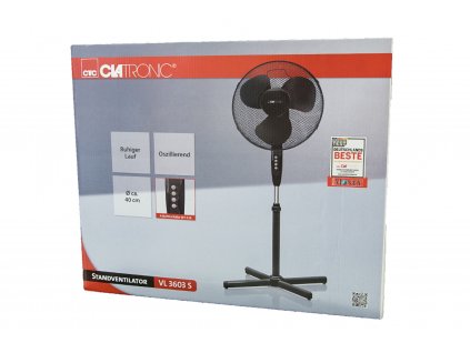 Stojanový ventilátor Clatronic VL 3603 černý