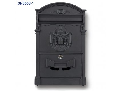 Poštovní schránka SN 3663-1 černá
