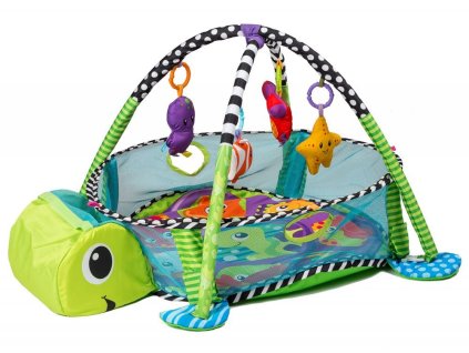 Kinderplay multifunkční hrací deka 3v1 s míčky 2018 želva KP8025