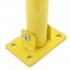 Sklopný parkovací sloupek žlutý na zámek 60 cm SN1822