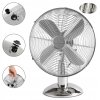 Stolni ventilator vetrak PROFICARE 3062 stribrny kovovy 25 cm 30W Znacka Profi Care