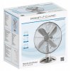 Stolni ventilator vetrak PROFICARE 3062 stribrny kovovy 25 cm 30W Druh ventilatoru stolni