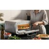PIEC DO PIZZY 400C MINI PIEKARNIK 2100W CYFROWY WYSWIETLACZ PIZZA Kolor dominujacy srebrny