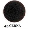 Froté prostěradlo 90/200 cm barva černá