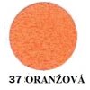 Froté prostěradlo 90/200 cm barva oranžová