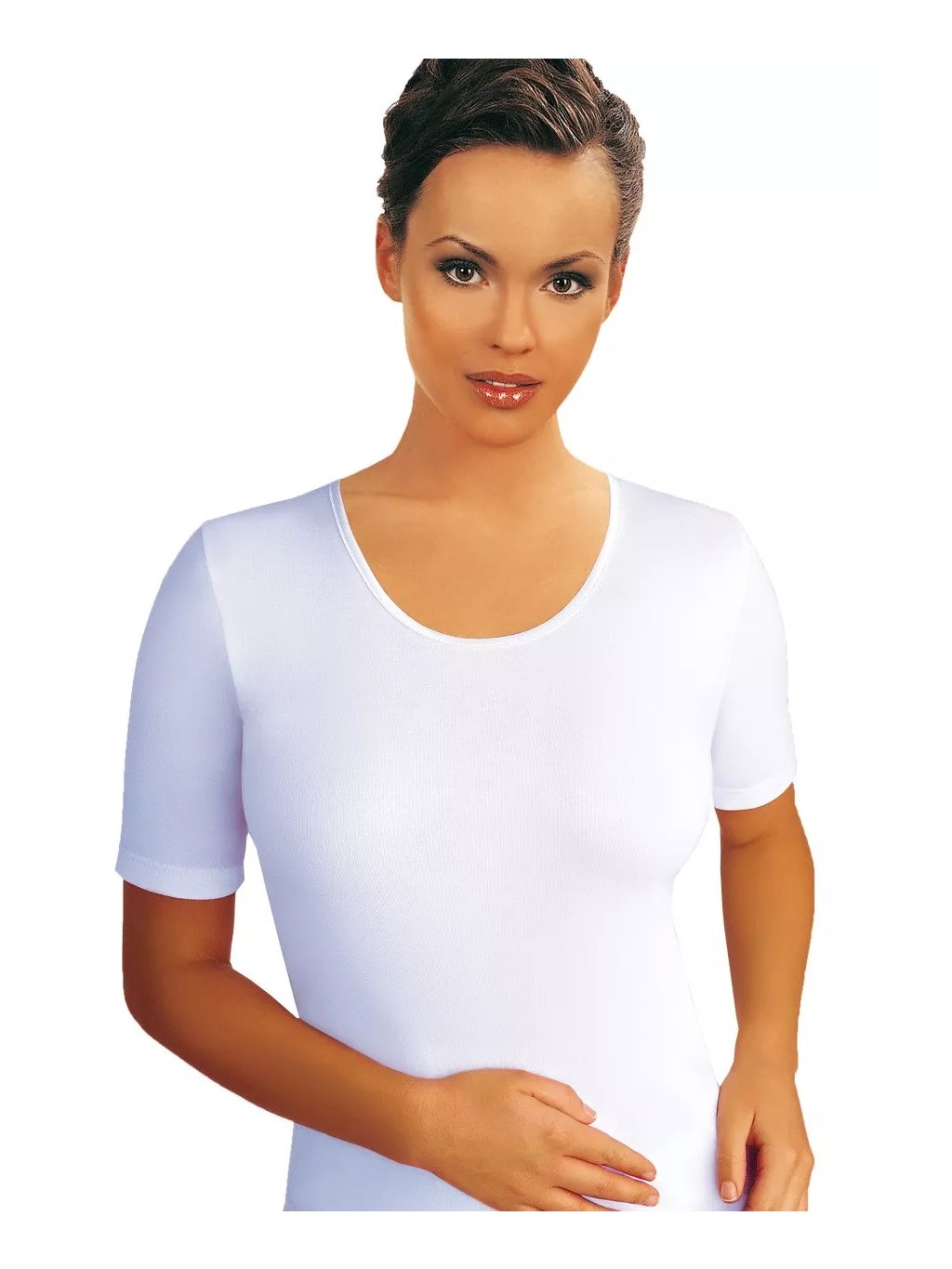 Dámské hladké tričko Nina Emili (Barva/Velikost <img KodProduktu="05142002H">tělová / XXL/3XL)