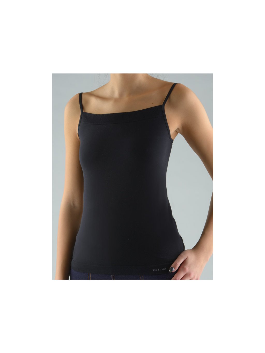 Košilka s úzkými ramínky 08007P (Barva/Velikost <img KodProduktu="08007P">azurová / L/XL)