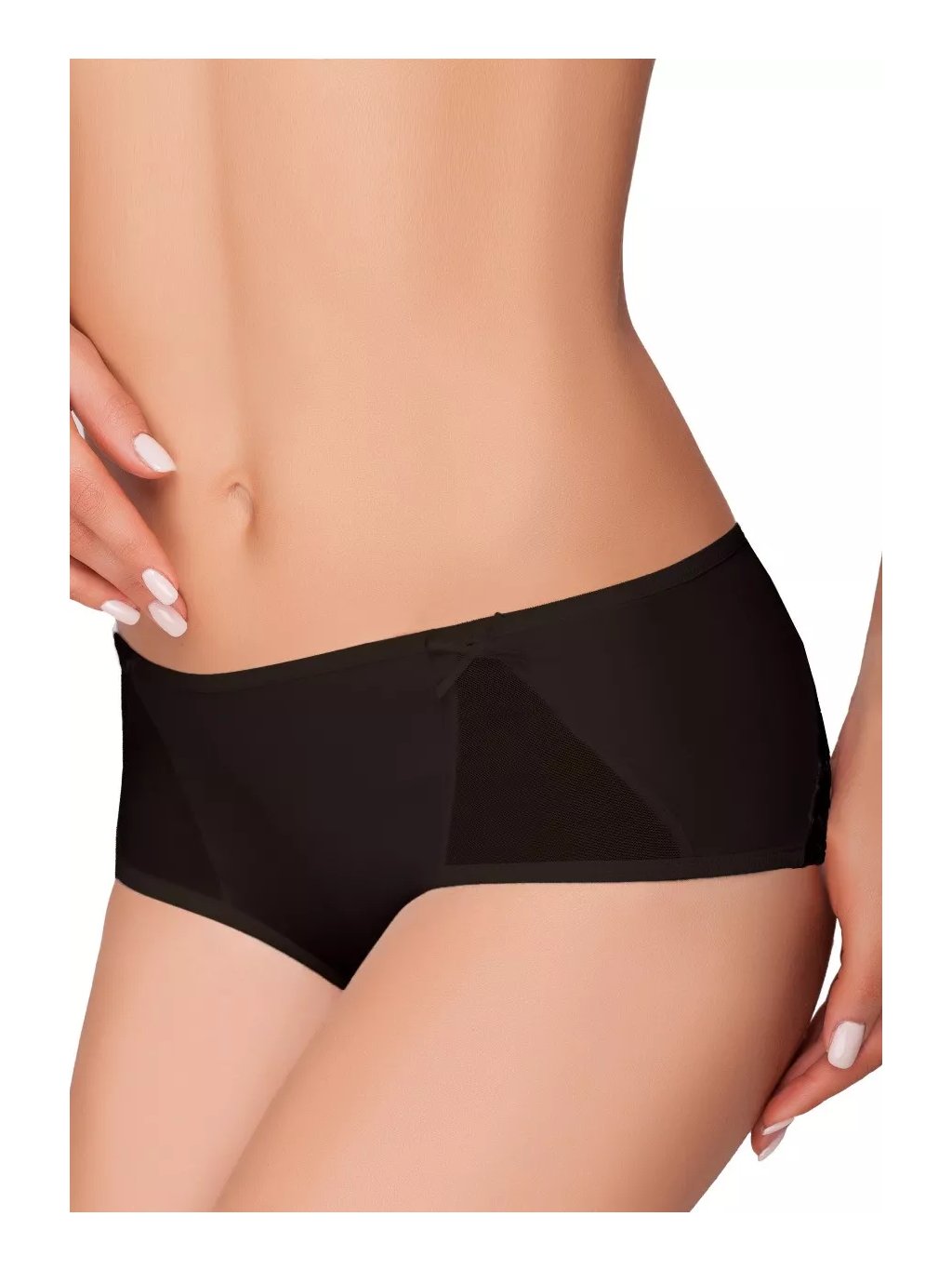 Dámské francouzské kalhotky No.096 EWANA (Barva/Velikost <img KodProduktu="20096H">černá / L/XL)