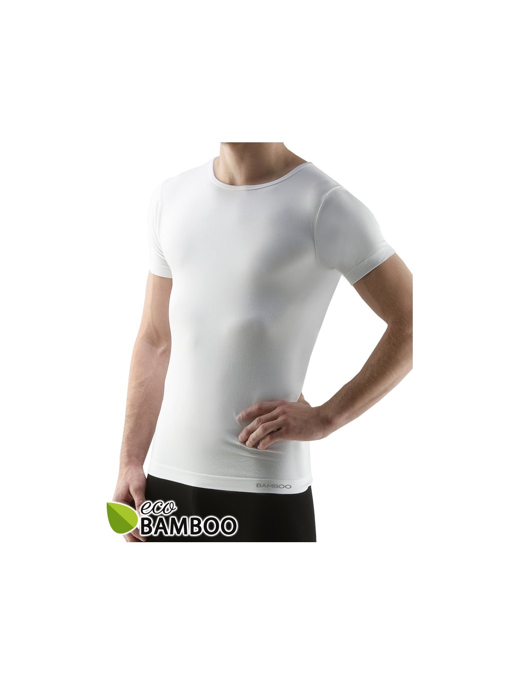 Bambusové tričko pánské, krátký rukáv 58006P (Barva/Velikost <img KodProduktu="58006P">černá / L/XL)