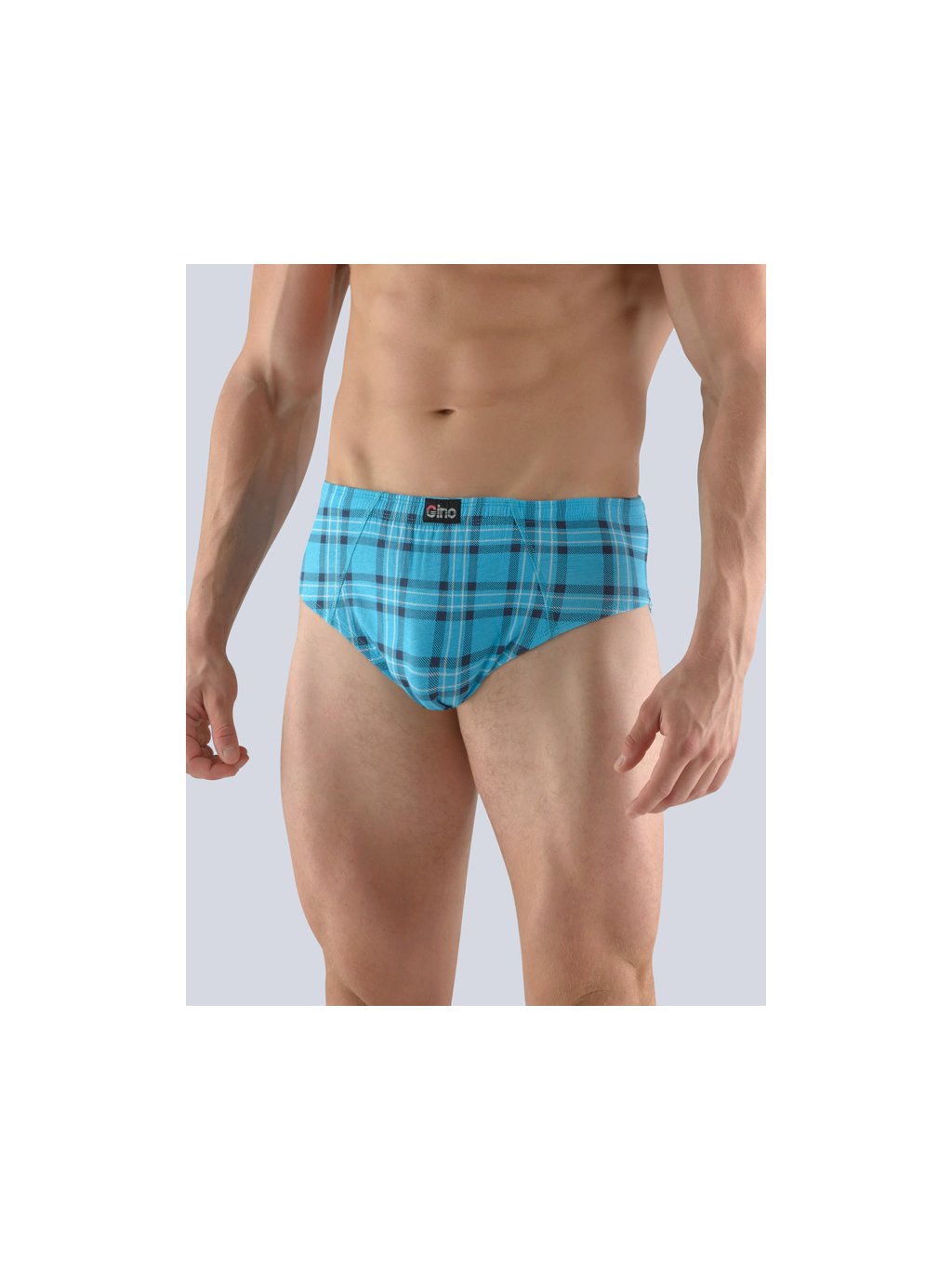 Slipy se širším bokem 71094P (Barva/Velikost <img KodProduktu="71094P">tm. tyrkysová, tm. šedá / XL/XXL)