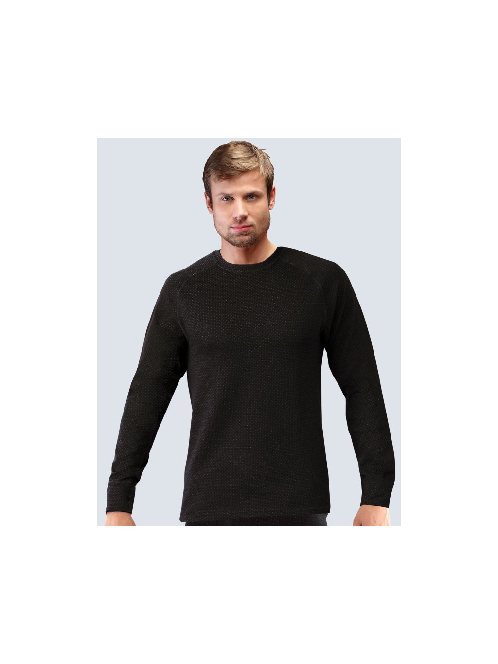 Funkční tričko s dlouhým rukávem - Merino vlna 88014P (Barva/Velikost <img KodProduktu="88014P">černá, šedá / S)