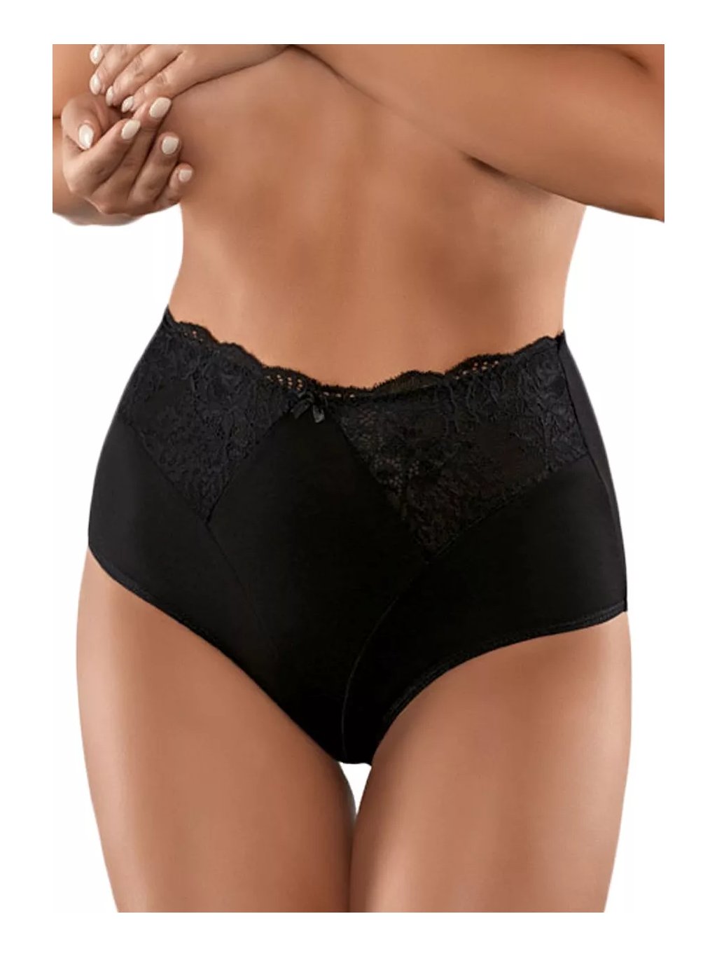 Dámské vyšší krajkové kalhotky BBL 147 Babell (Barva/Velikost <img KodProduktu="35147bH">tělová / XL/XXL)