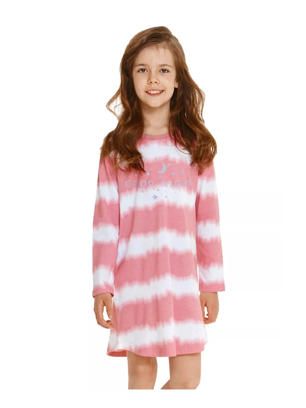 Dívčí vzorovaná noční košile Carla Taro (Barva/Velikost <img KodProduktu="0425911H">růžová (pink) / 104)