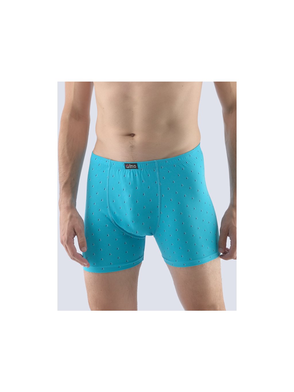 Boxerky s delší nohavičkou 74138P (Barva/Velikost <img KodProduktu="74138P">tyrkysová, lékořice / XXL/3XL)