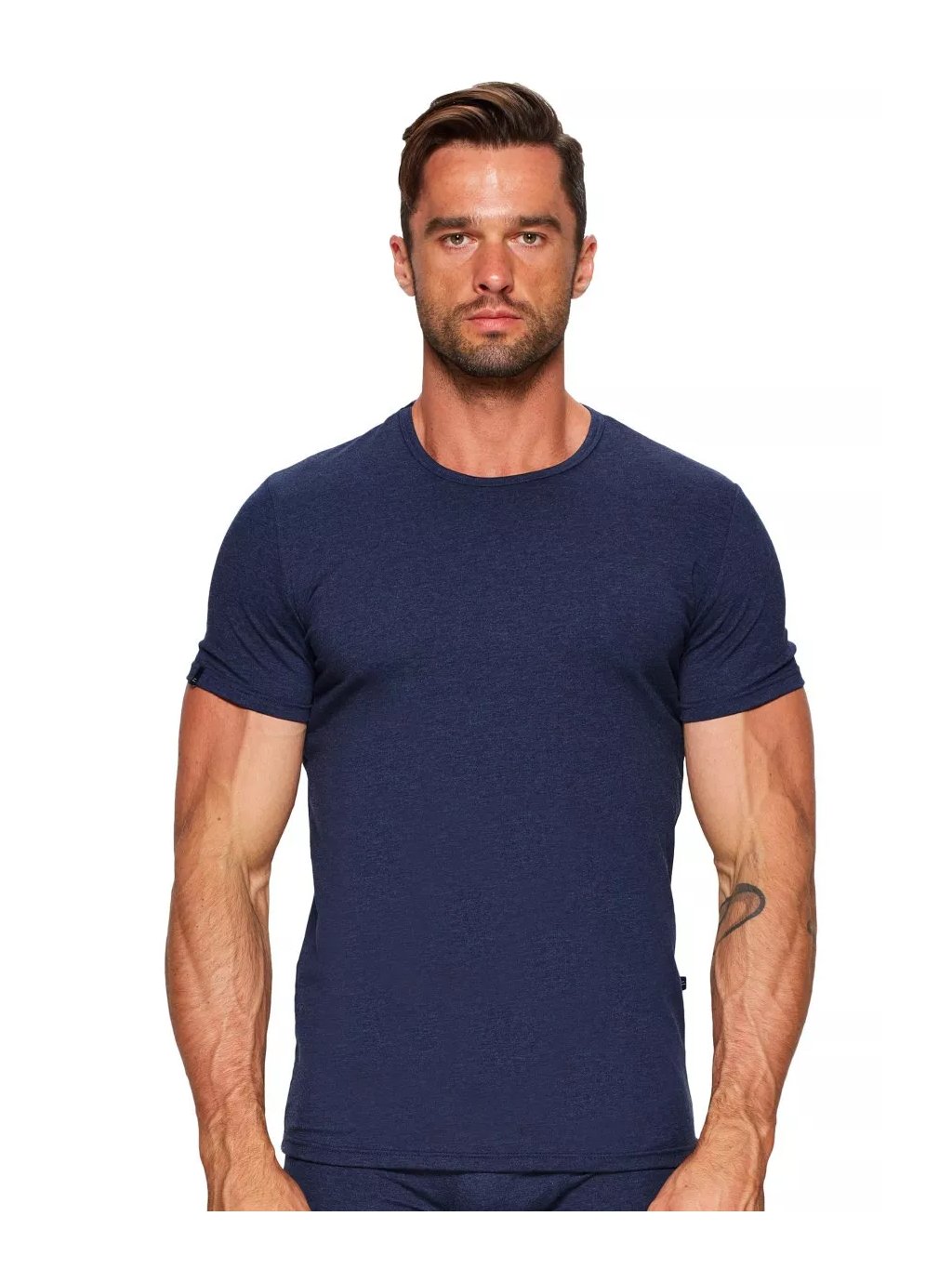 Pánské tričko s krátkým rukávem Fabio (Barva/Velikost <img KodProduktu="2101182066H">modrá tmavá / XXL/3XL)