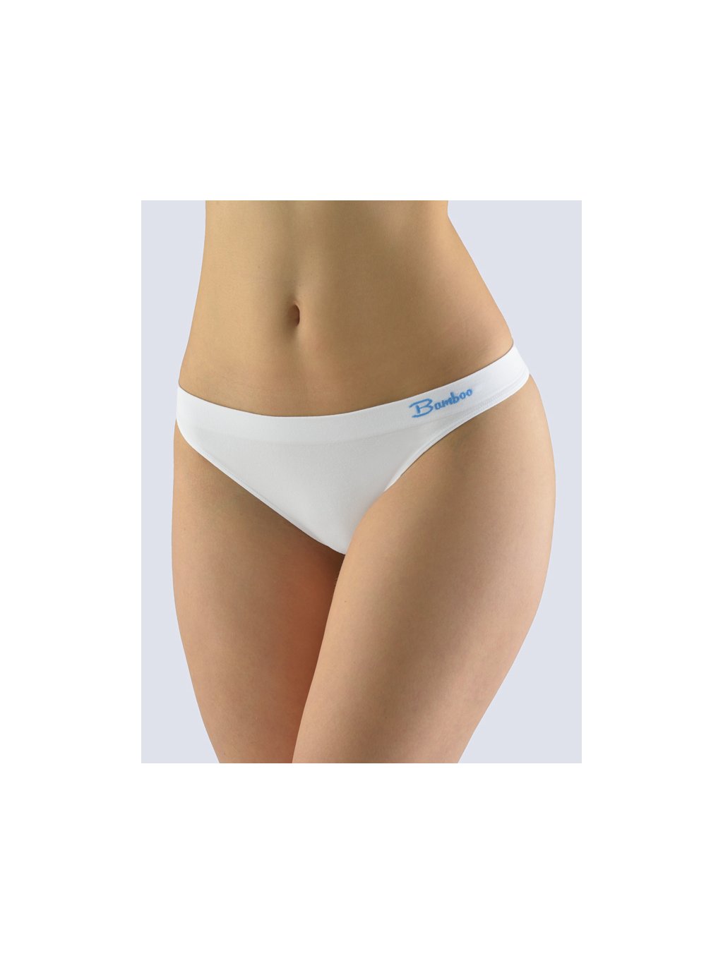 Výhodné balení 5 kusů - Tanga boková 05012P (Barva/Velikost <img KodProduktu="05012P">bílá, dunaj / L/XL)