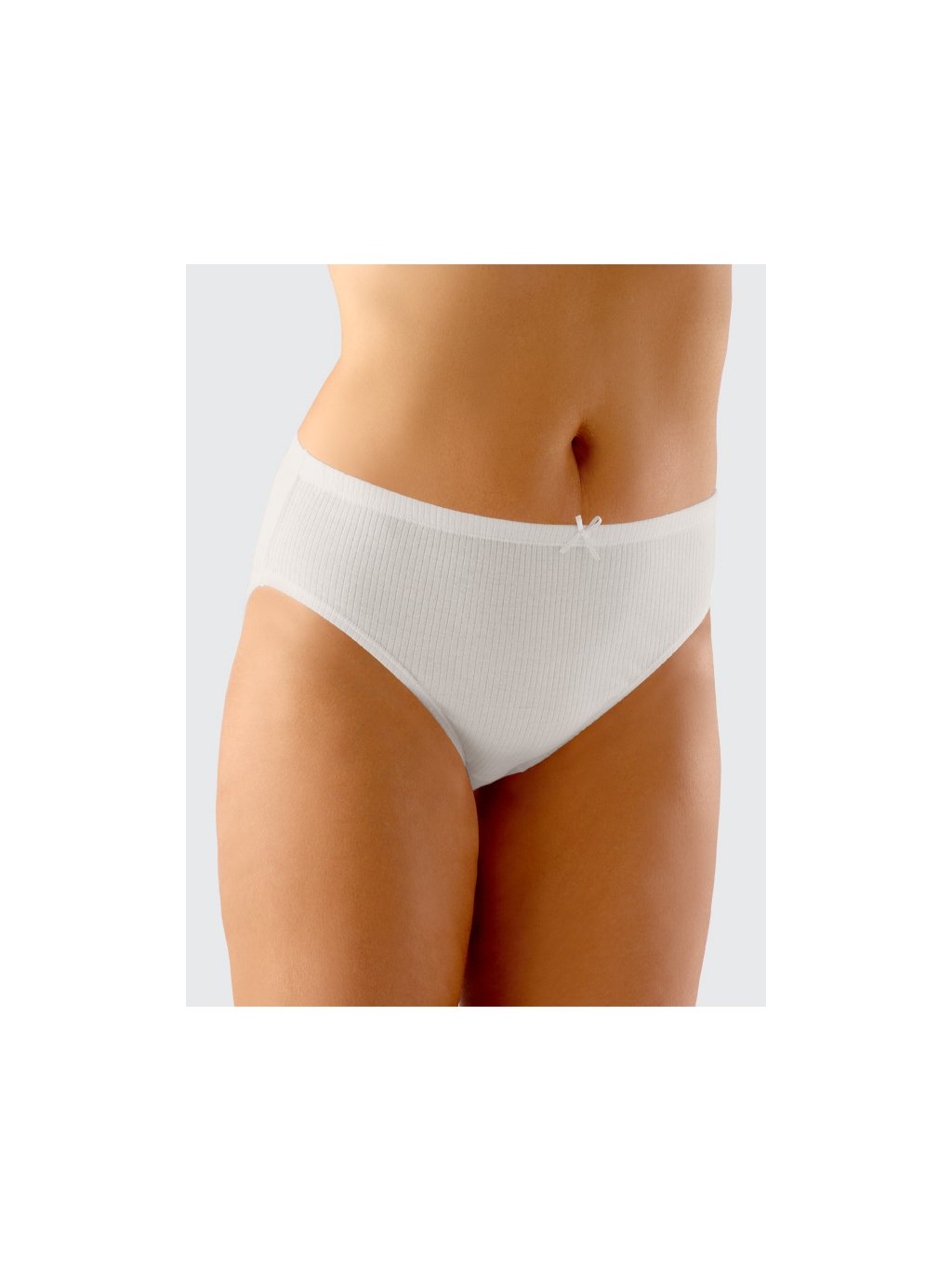 Výhodné balení 5 kusů - Klasické kahotky - vetší velikosti rib 11044P (Barva/Velikost <img KodProduktu="11044P">bílá / 3XL/4XL)