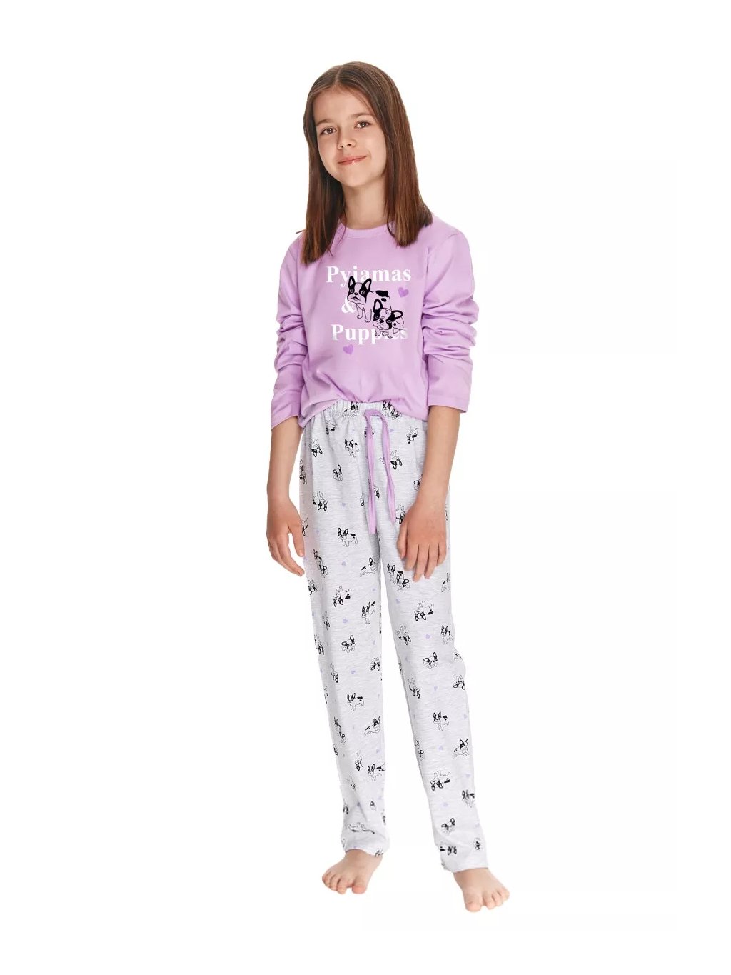 Dívčí pyžamo Ida s obrázkem 2781/2782/22 Taro (Barva/Velikost <img KodProduktu="04278122H">fialová světlá / 86)