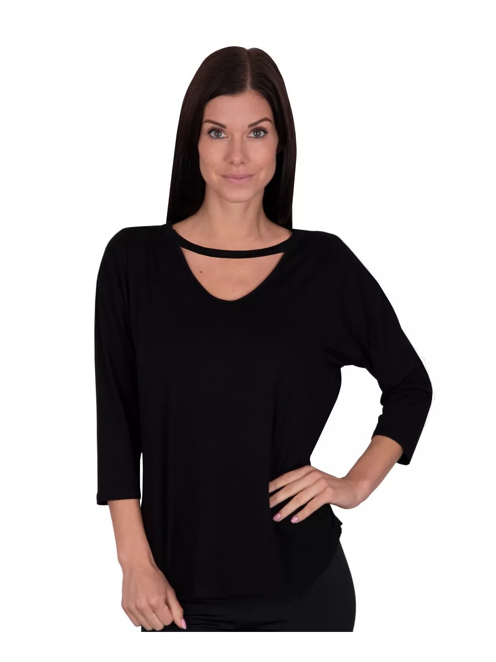 Dámská halenka Stella H1 HTX01490 Babell (Barva/Velikost <img KodProduktu="350014htx90H">černá / XL/XXL)
