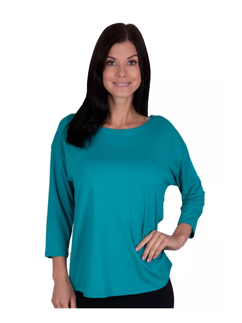 Dámská halenka Stella H2 HTX01555 Babell (Barva/Velikost <img KodProduktu="350015htx55H">tyrkys tmavá / XS/S)