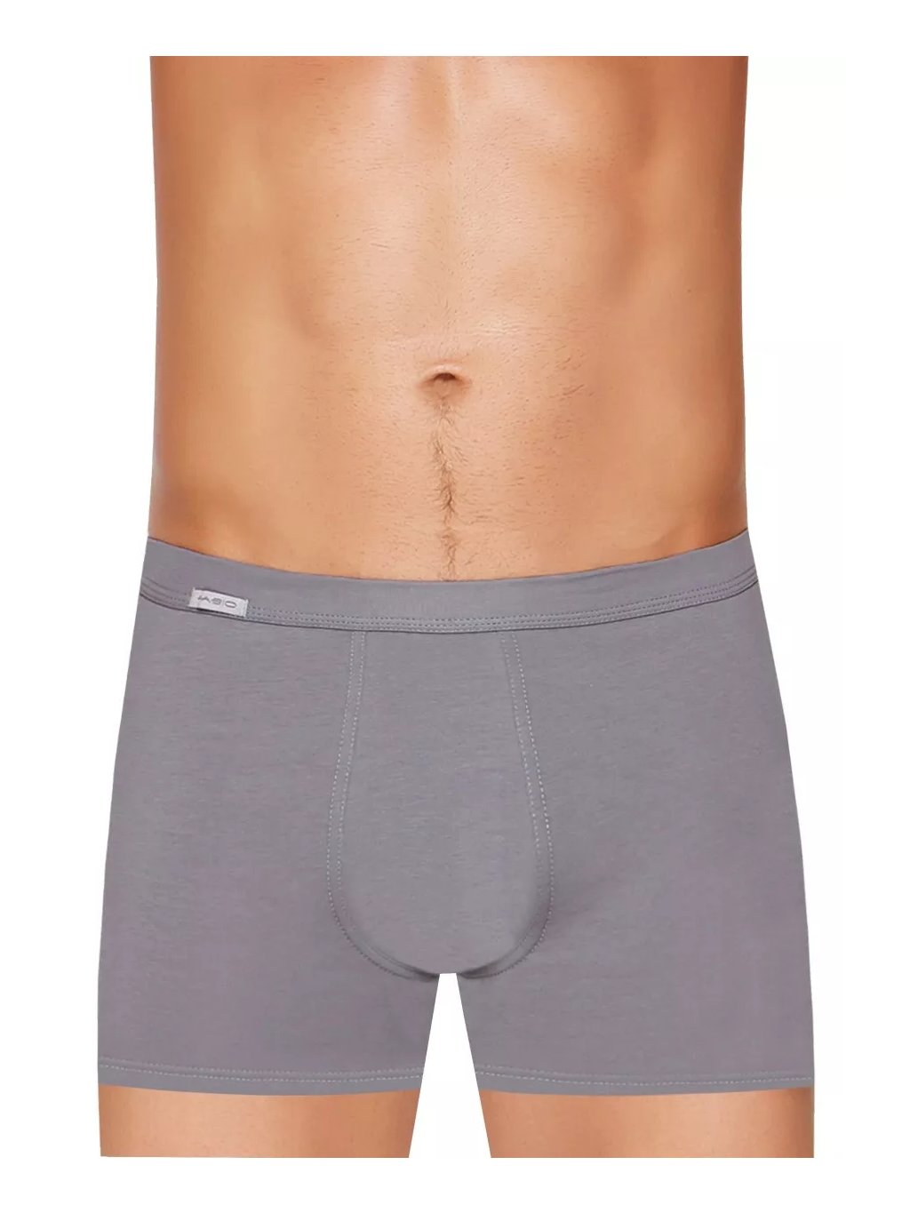 Pánské jednobarevné boxerky Amante 01/1-13/4 Fabio (Barva/Velikost <img KodProduktu="2101113004H">šedá / S/M)