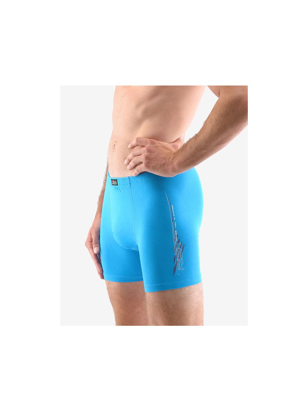 Výhodné balení 5 kusů - Boxerky s delší nohavičkou 74144P (Barva/Velikost <img KodProduktu="74144P">dunaj, bílá / XXL/3XL)