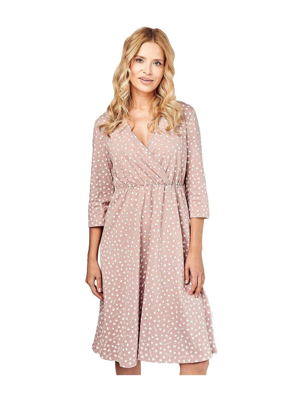 Dámská mateřská noční košile Maternity 2976 Taro (Barva/Velikost <img KodProduktu="042976H">cappucino / XL)