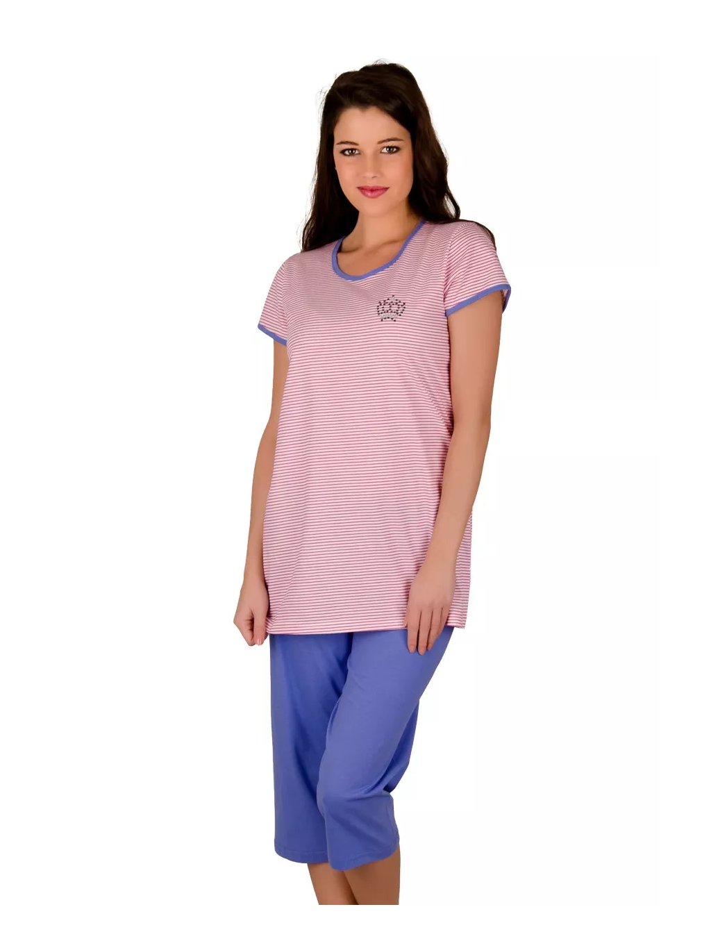 Dámské pyžamo Sofia s obrázkem korunky Taro (Barva/Velikost <img KodProduktu="04413H">růžová (pink) / M)