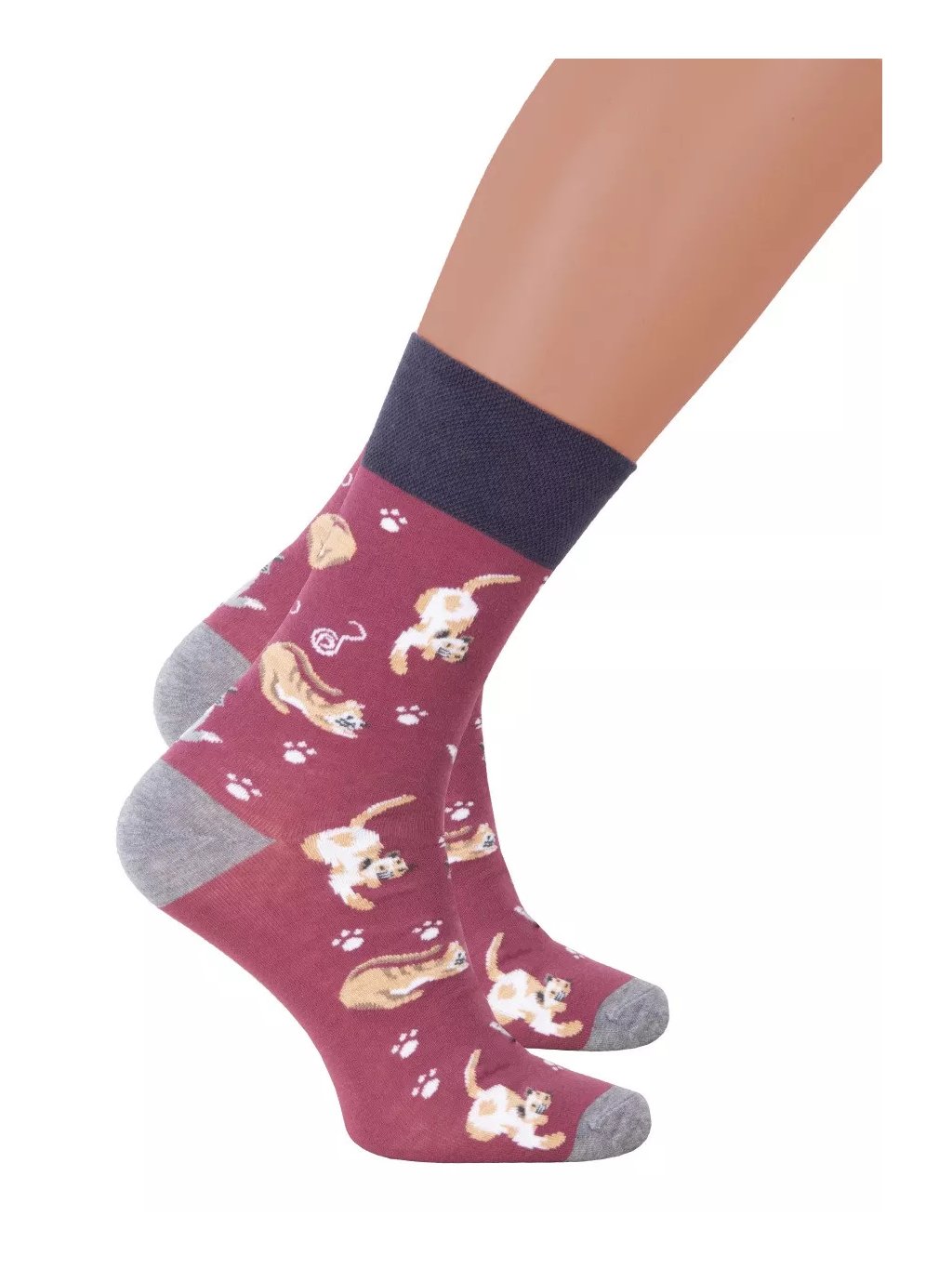 Pánské klasické ponožky 079/240 MORE (Barva/Velikost <img KodProduktu="17079240H">purple (vínová) / 39/42)