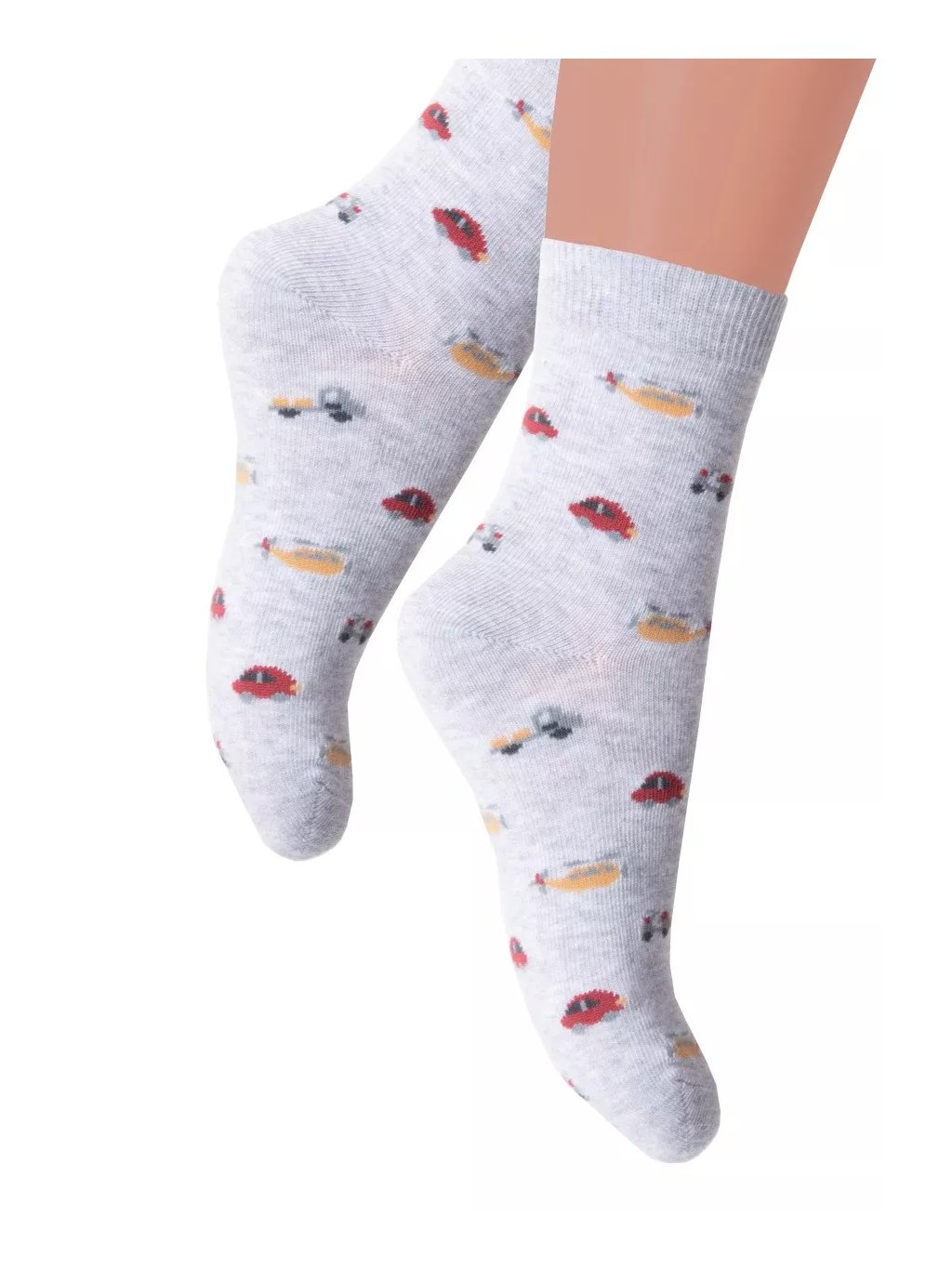 Chlapecké klasické ponožky 014/355 Steven (Barva/Velikost <img KodProduktu="18014355H">světlý melír / 32/34)