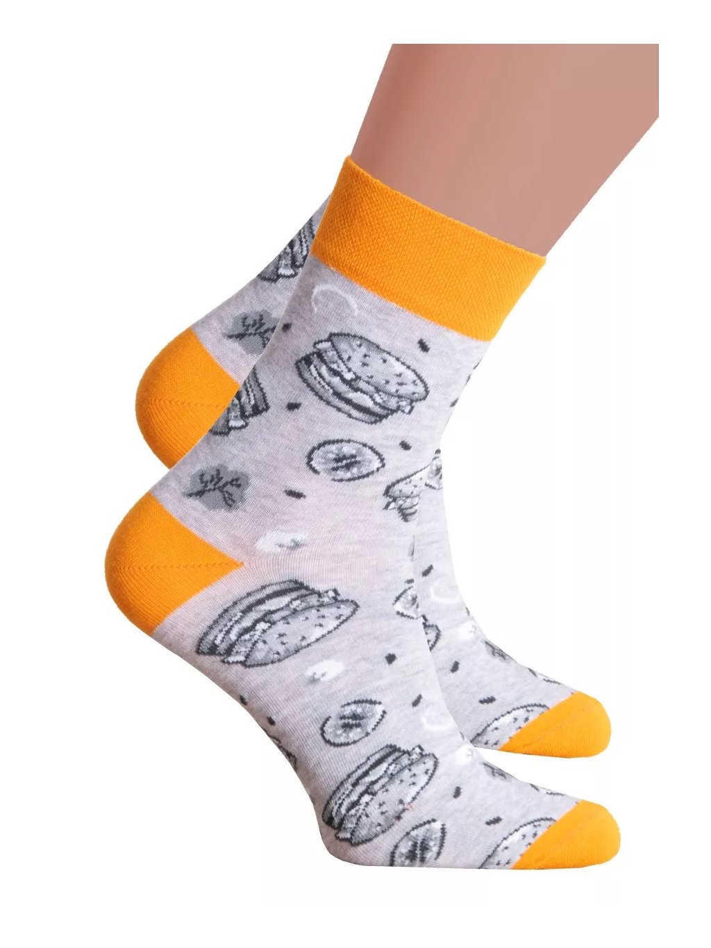 Chlapecké klasické ponožky 060/256 Steven (Barva/Velikost <img KodProduktu="18060256H">světlý melír / 38/40)