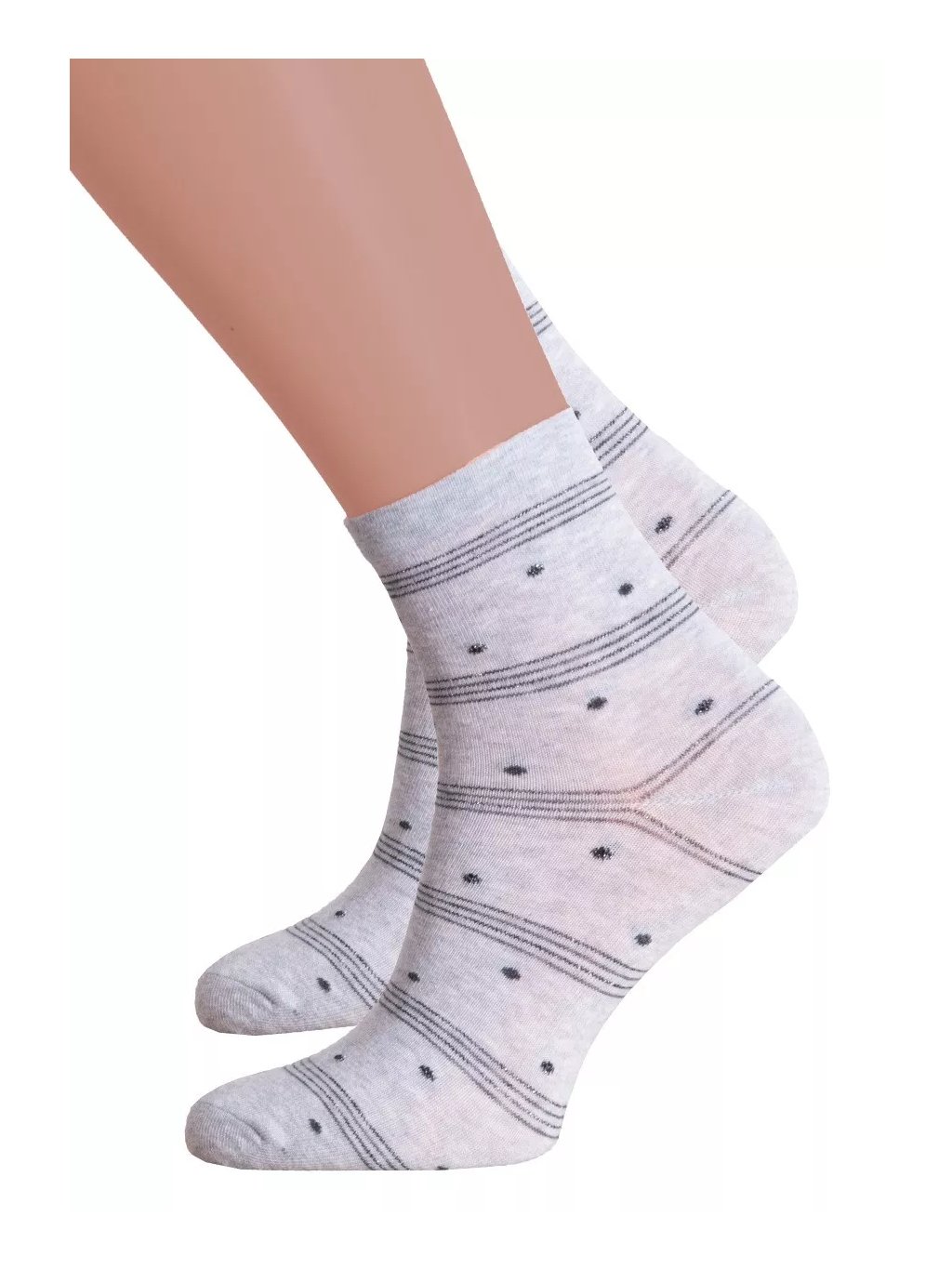 Dámské klasické ponožky Steven 099/807 (Barva/Velikost <img KodProduktu="18099807H">světlý melír / 35/37)