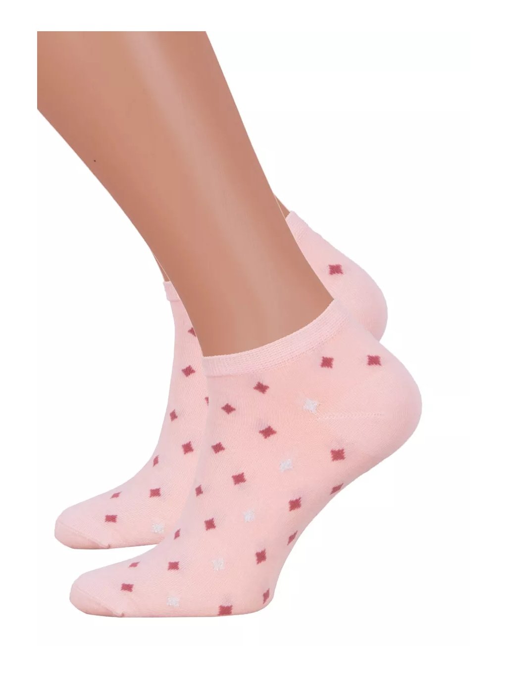 Dámské kotníkové ponožky 114/130 Steven (Barva/Velikost <img KodProduktu="18114130H">růžová světlá / 35/37)