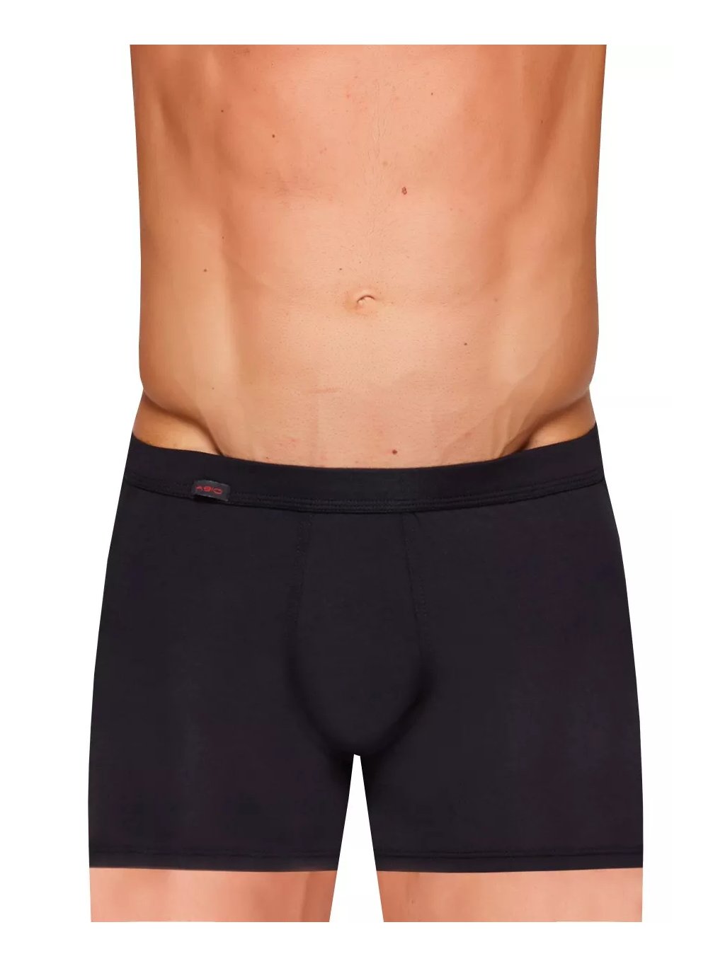 Pánské jednobarevné modalové boxerky s delší nohavičkou Amante Fabio (Barva/Velikost <img KodProduktu="2101913001H">černá / S/M)