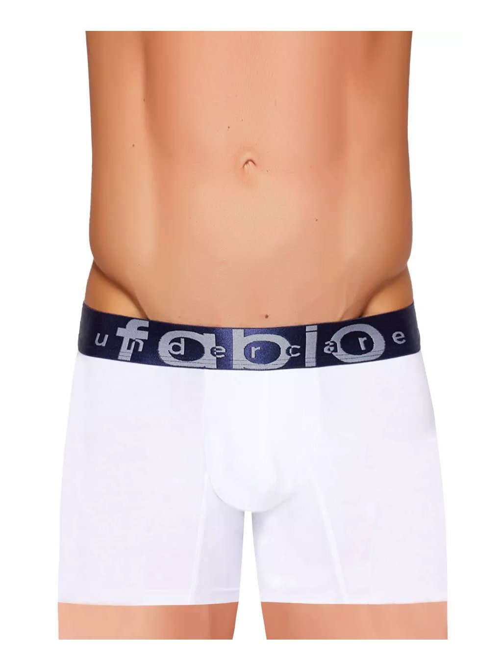 Pánské boxerky Pro 02 se širokou gumou s nápisem Fabio undercare (Barva/Velikost <img KodProduktu="2106121002H">bílá / XL/XXL)
