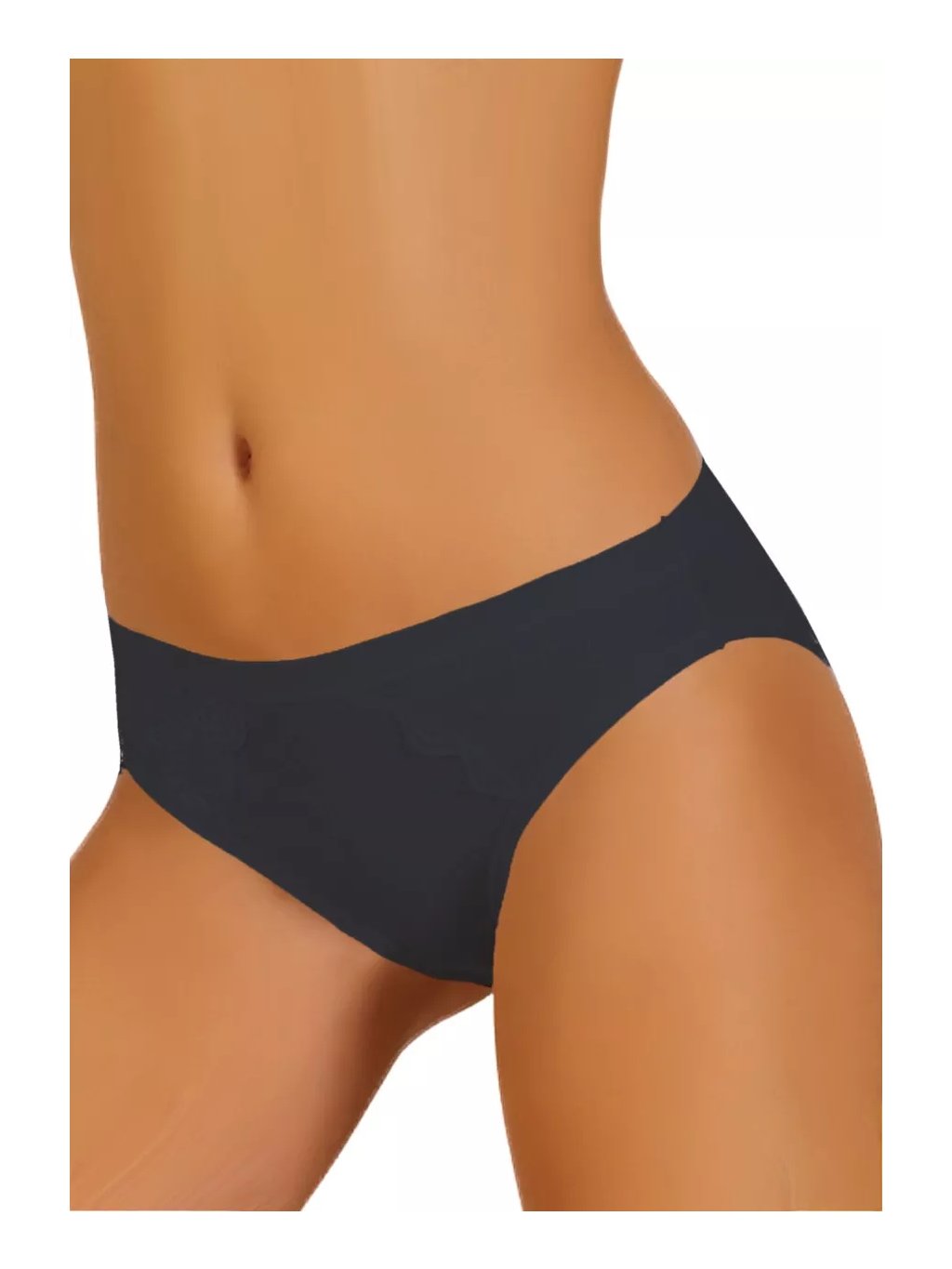 Dámské klasické krajkové kalhotky S076 Risveglia (Barva/Velikost <img KodProduktu="27076sH">černá / L/XL)